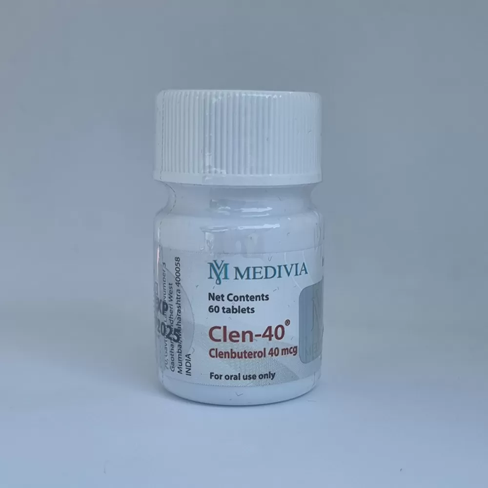 Medivia Pharma Clenbuterol 40mcg 60 Tablet Medivia Pharma Clenbuterol 40mcg 60 Tablet