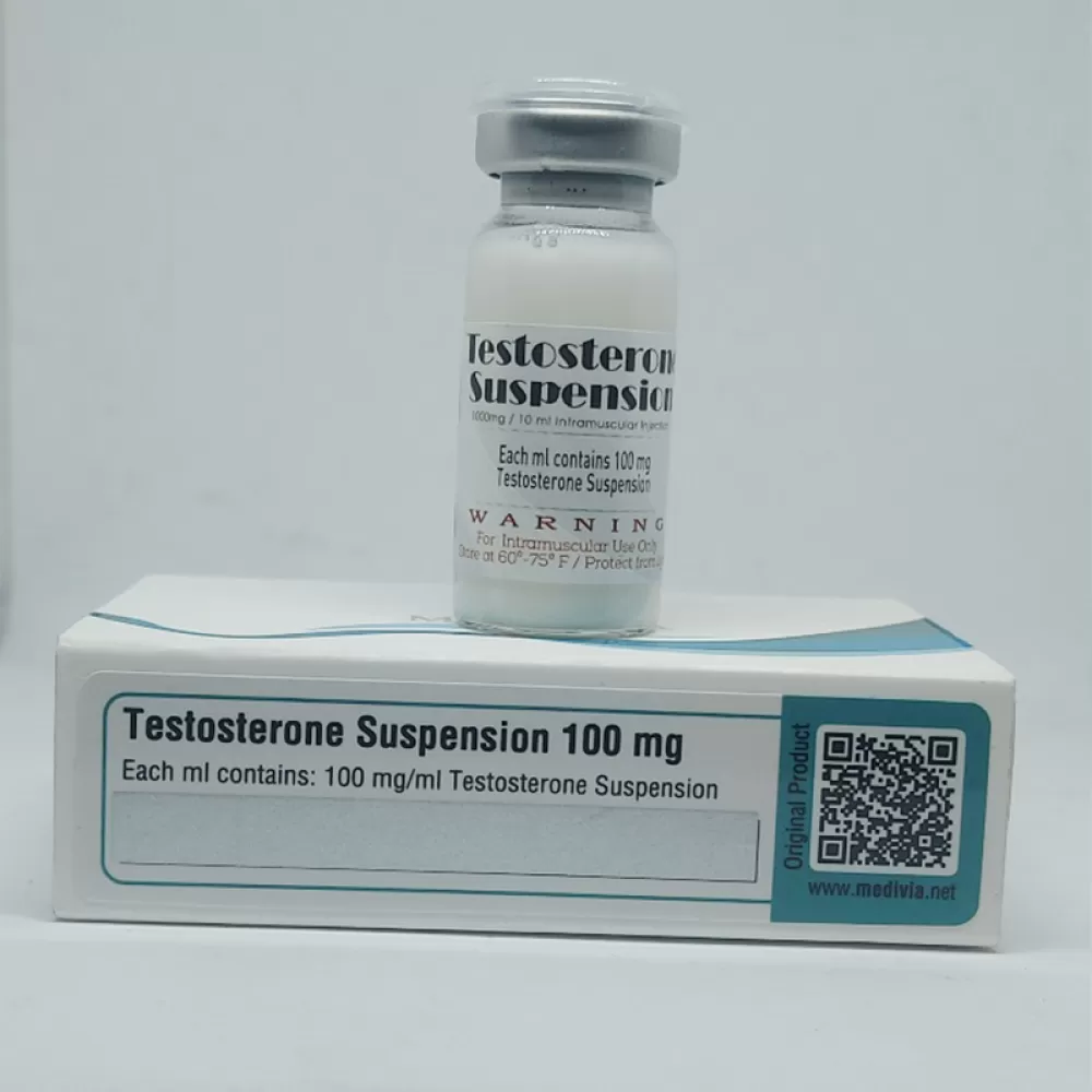 Medivia Pharma Testosterone Suspension 100mg 10ml Medivia Pharma Testosterone Suspension 100mg 10ml